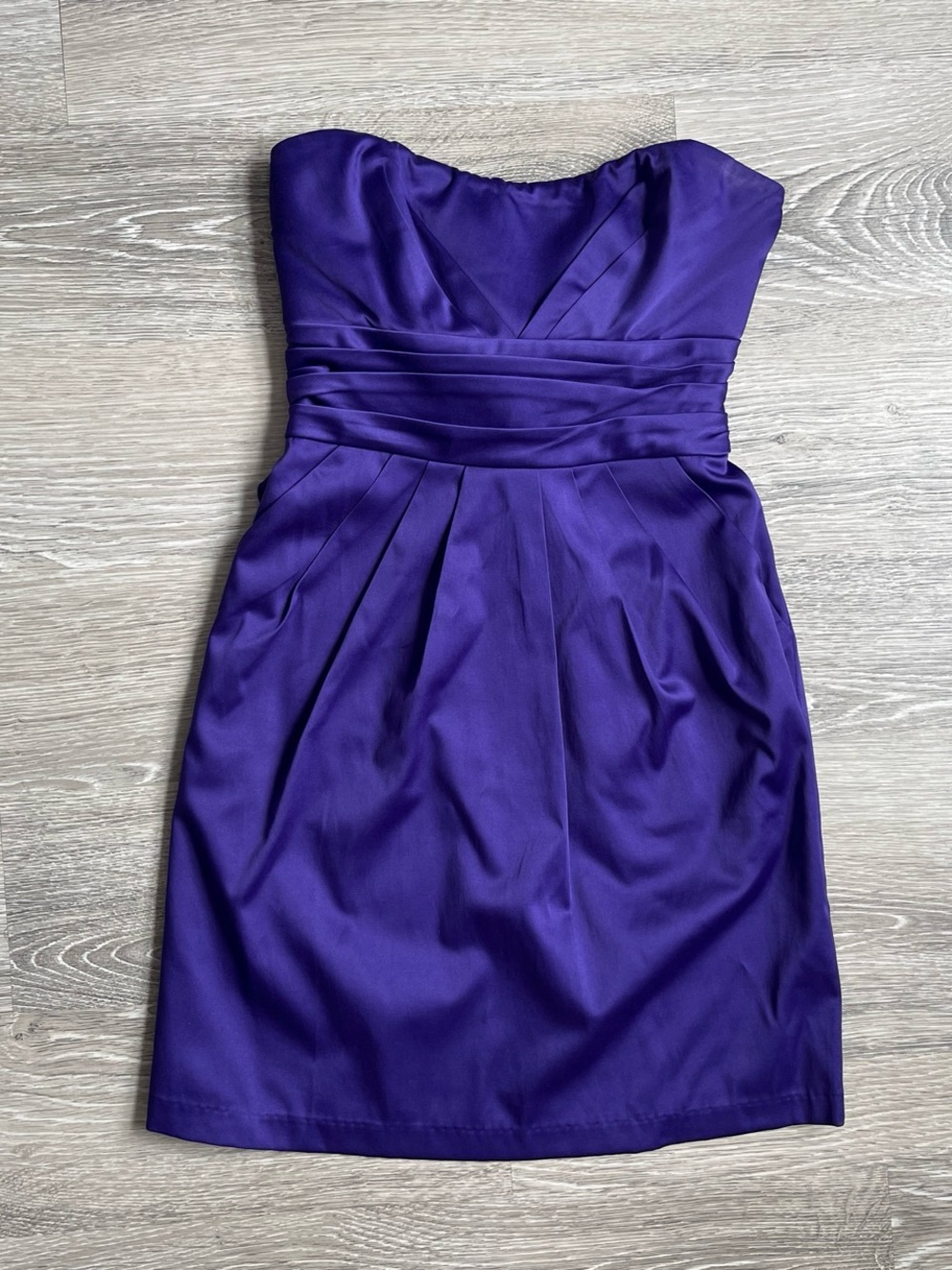 Strapless Mini Cocktail Dress, Size XS